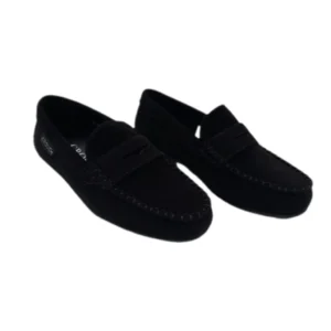 Driving Shoe Suede Black